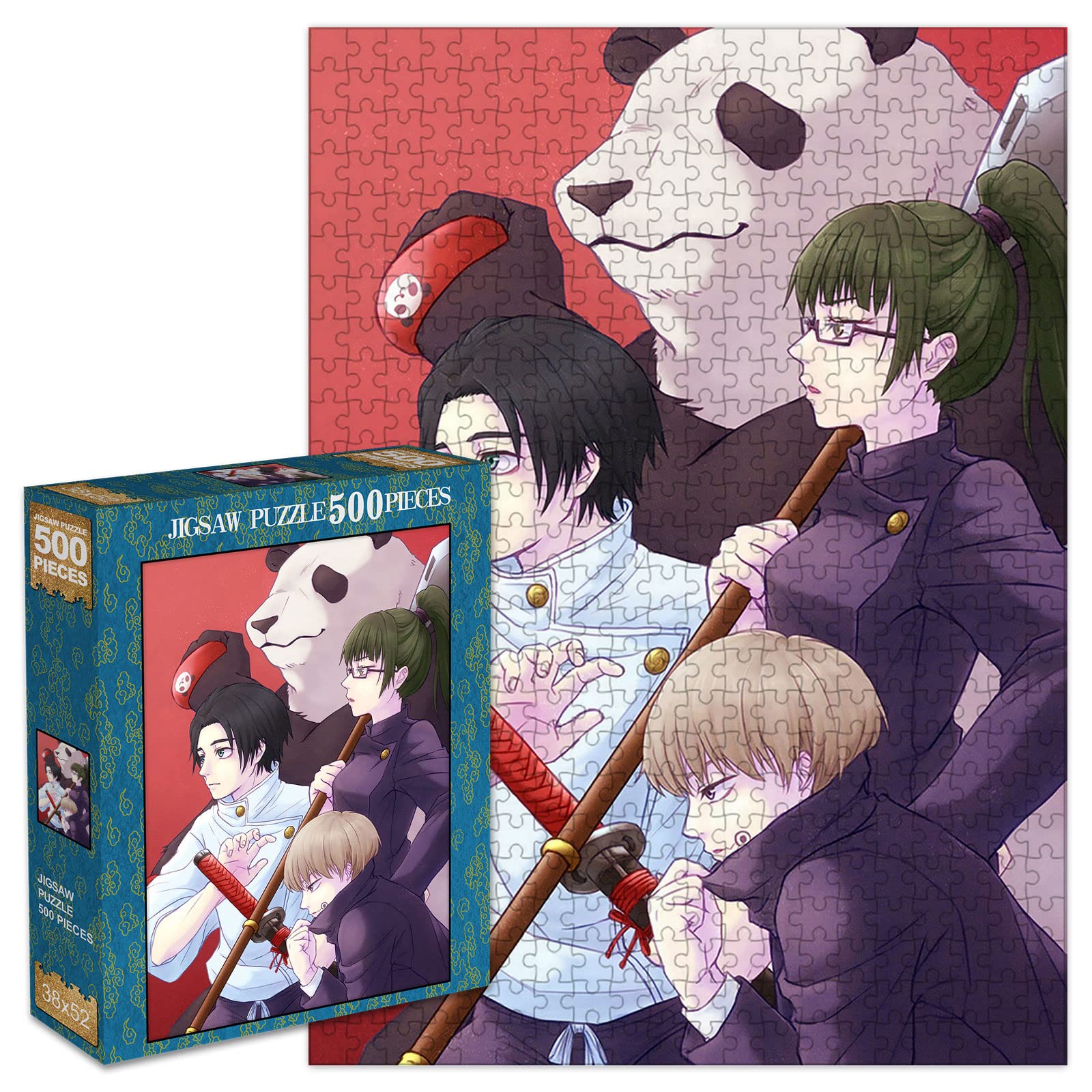 Amazon | 呪術廻戦 パズル 500ピース 狗巻棘 禪院真希 パンダ 乙